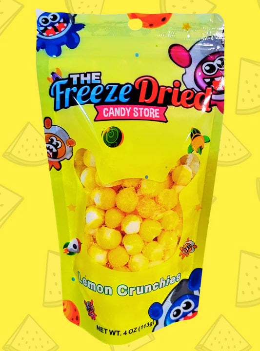 The freeze dried lemon crunchies