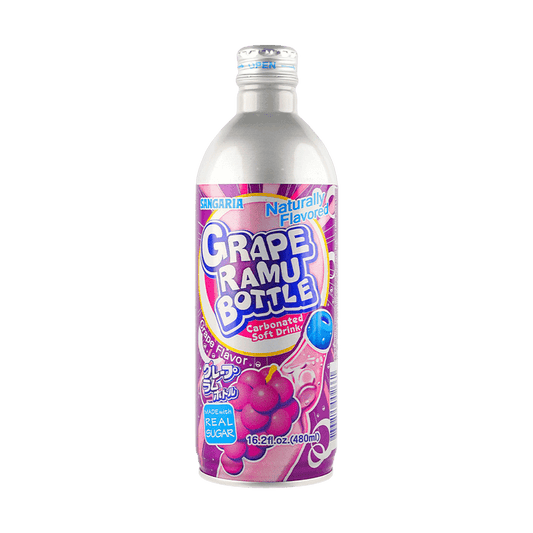 Sangaria Grape Ramune Bottle