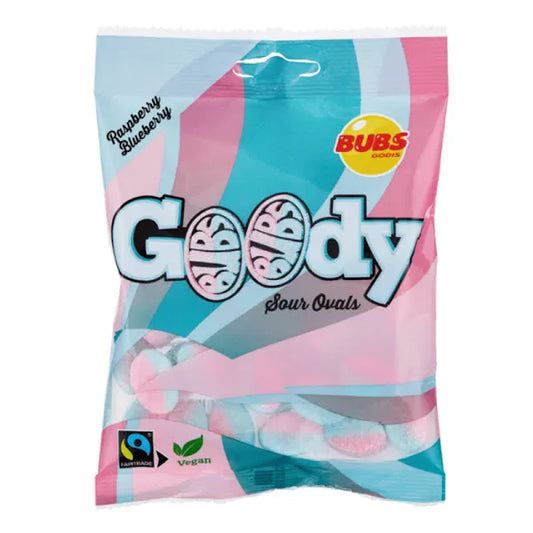 Goody sour ovals raspberry/blueberry