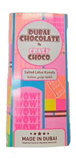 Dubai Chocolate by Crazy Choco Salted Lotus Kunafa