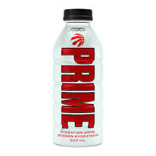 Prime Hydration Drink Toronto Raptors Boisson - White and red