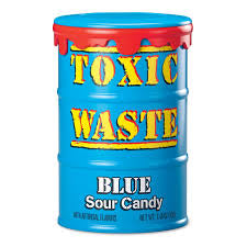 Toxic Waste Blue Drum Sour Candy