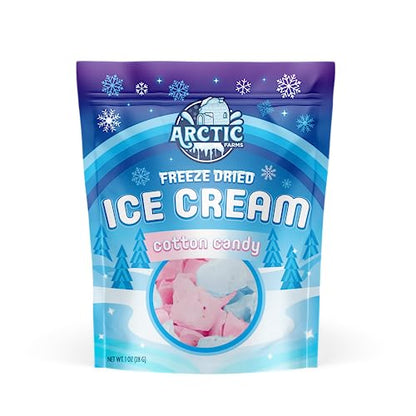 Freeze dried cotton candy