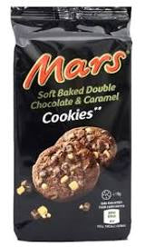 Mars Soft Baked Double Chocolate & Caramel Cookies