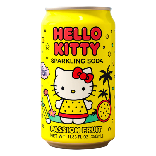 Hello Kitty Sparkling Soda - Passion Fruit