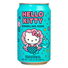 Hello Kitty Sparkling Soda - Tropical