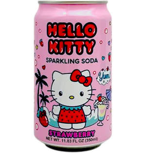 Hello Kitty Sparkling Soda - Strawberry