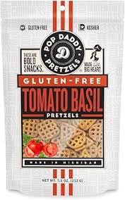 Pop Daddy Pretzels - Gluten Free Tomato Basil 7.5oz