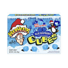 Warheads Cubes Blue - Raspberry Mini Box