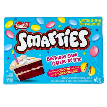 Smarties Birthday Cake