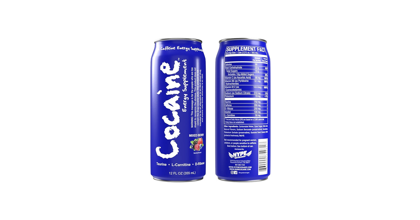 Cocaine Energy Drink - Mixed Berry