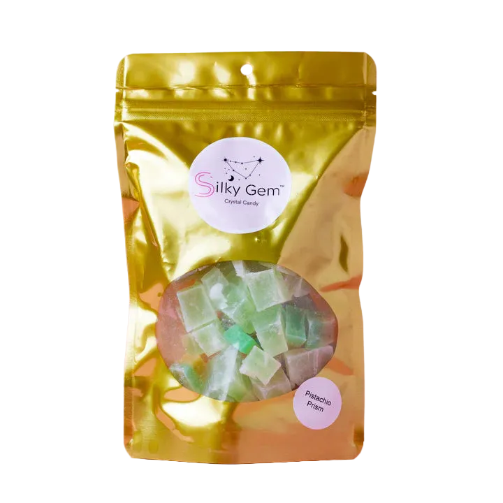 Silky Gem Pistachio Prism Bites / Cristal Candy