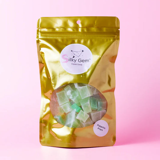 Silky Gem Pistachio Prism Bites / Cristal Candy