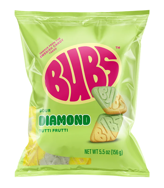 Bubs Sour Diamonds Tutti Frutti