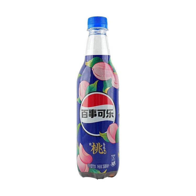Pepsi white Peach Oolong Flavor Soda