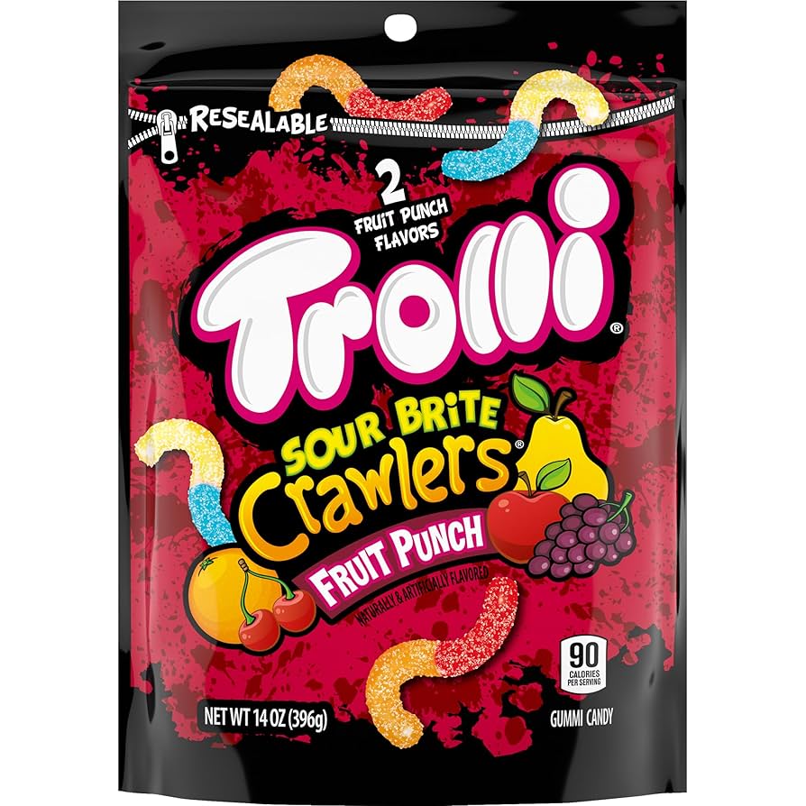 Trolli sour bite crawlers fruit punch