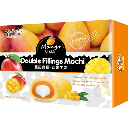 Mango milk mochi