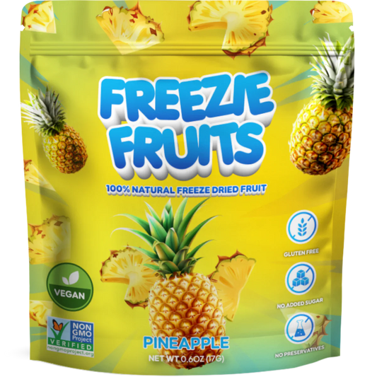 Freeze fruits pineapple