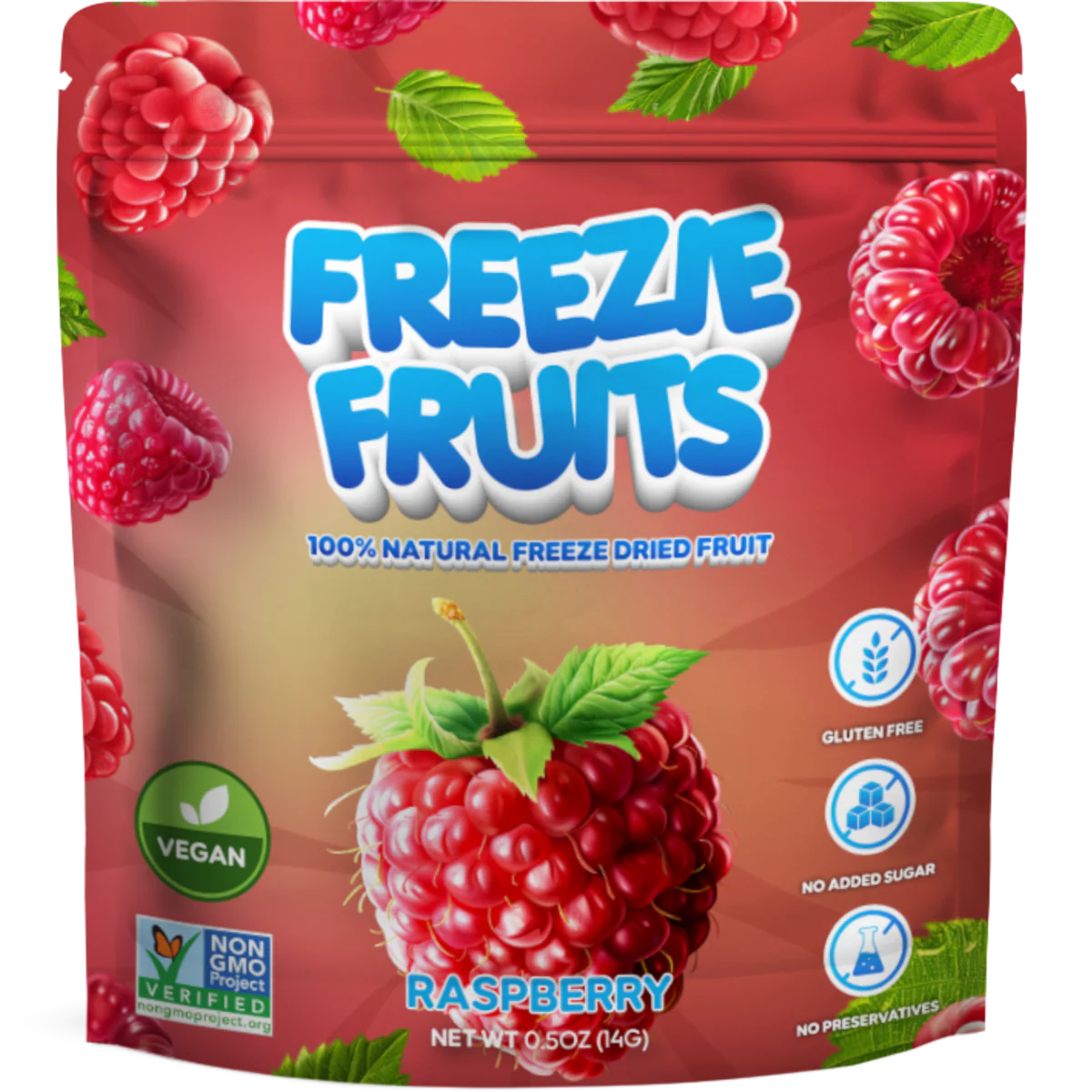 Freeze fruits raspberry