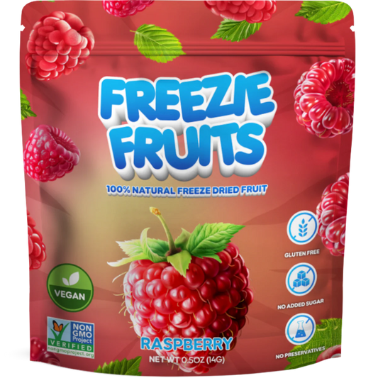 Freeze fruits raspberry