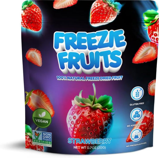Freeze fruits strawberry