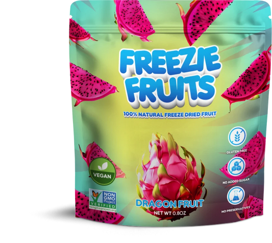 Freeze fruits dragon fruit