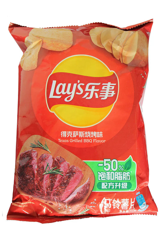 Lays Texas Grilled BBQ China
