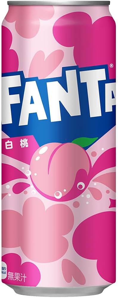 Fanta White Peach Tall Can