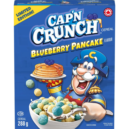 Cap’n Crunch blueberry pancake cereal