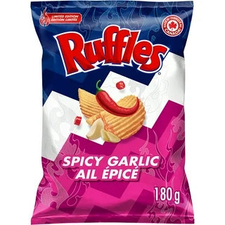 Ruffles spicy garlic