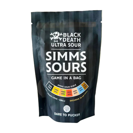 Black Death Ultra Sour Simms Sours