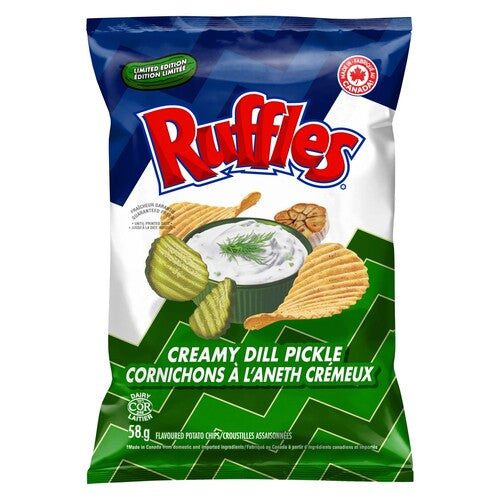 Ruffles Creamy Dill Pickle with Garlic
