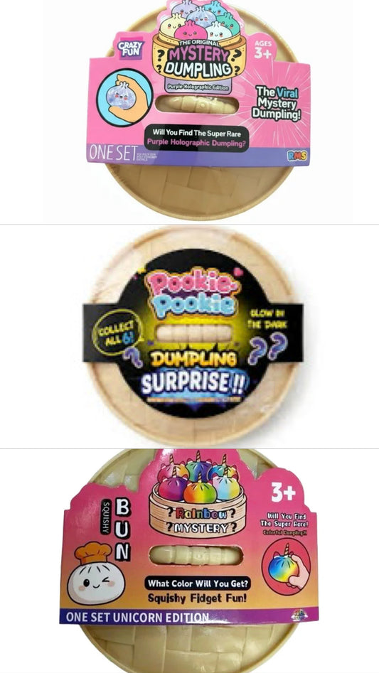 Dumpling Squishy (Rainbow - Metallic - Surprise) Dupe