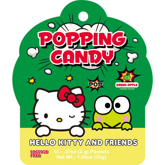 Hello Kitty Popping Candy Hello Kitty and Friends Green Apple