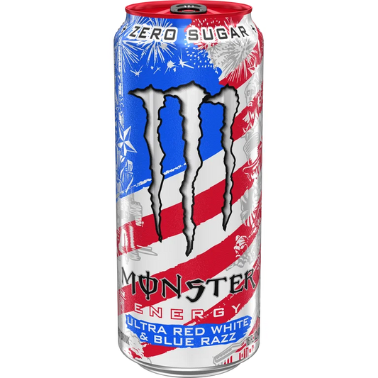 Monster Energy Zero Sugar Ultra Red White & Blue Razz