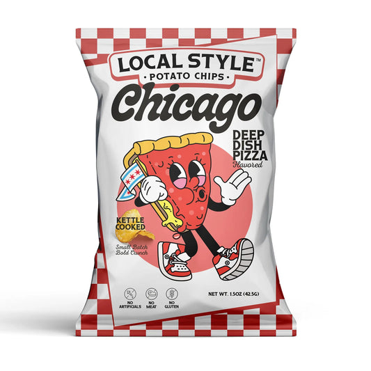 Local Style Chicago Deep Dish Pizza Flavored