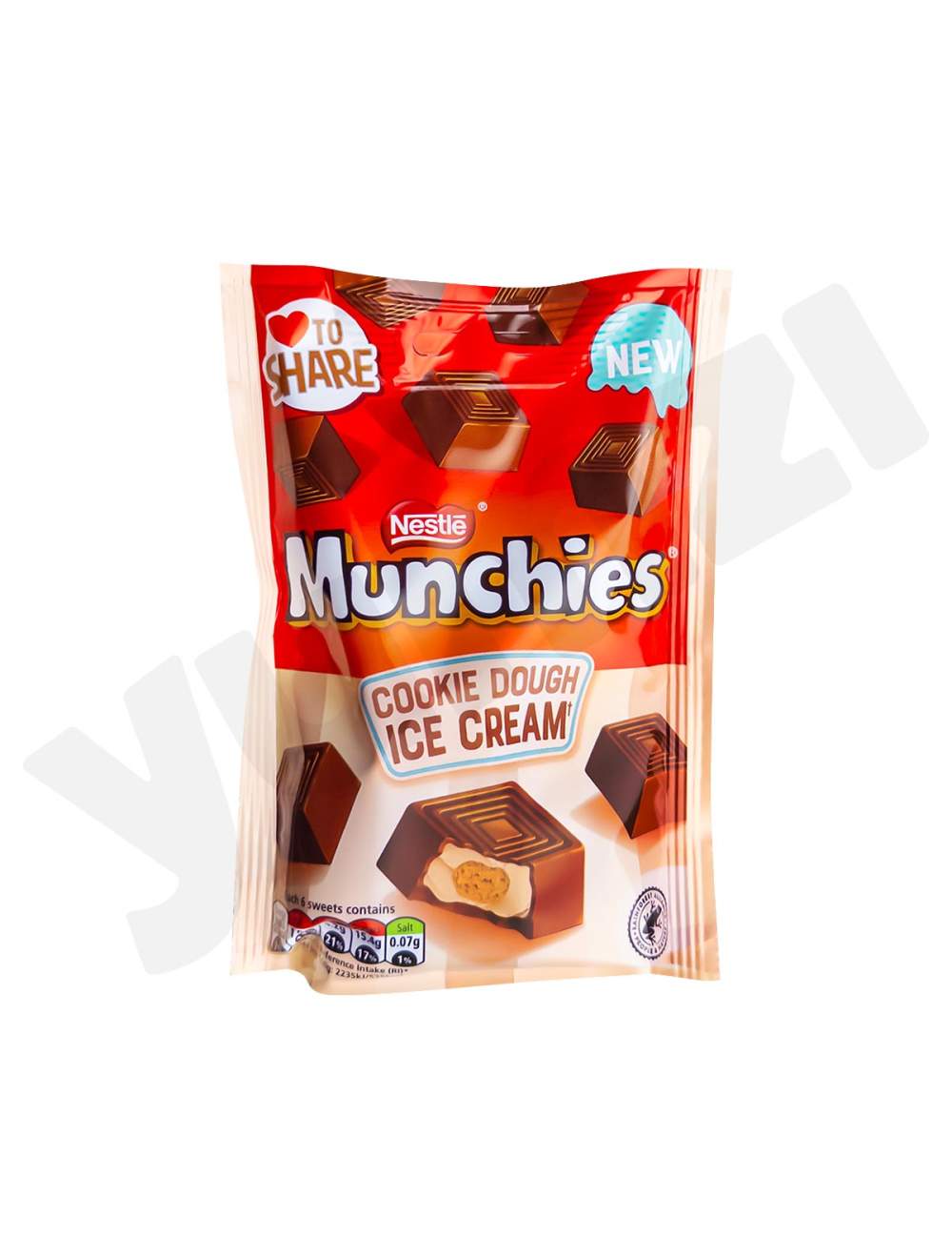 Nestle Munchies cookie dough ice cream
