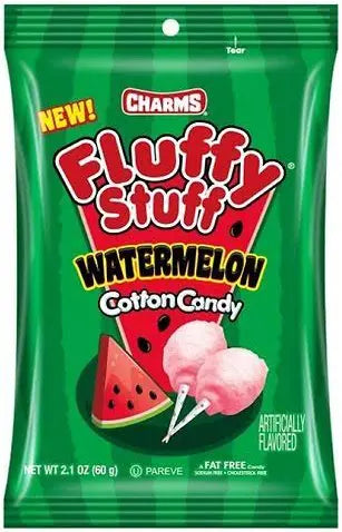 Fluffy stuff watermelon cotton candy