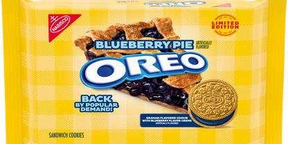 Oreo Blueberry Pie