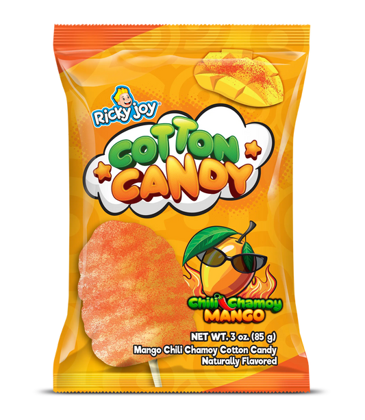 Ricky Joy cotton candy chili Chamoy Mango