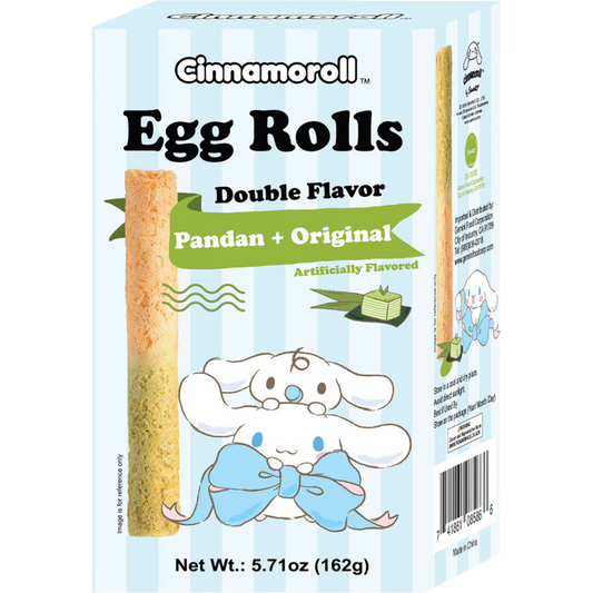 Cinnamoroll Egg Roll Cookies Pandan + Original