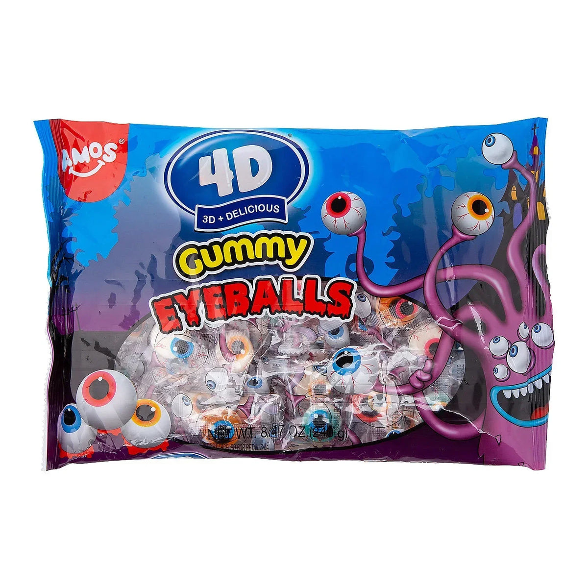 Amos 4D Gummy Eyeballs 240g