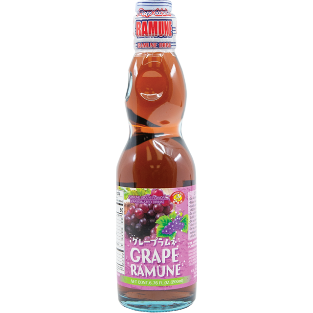 Honey Bee Grape Ramune Carbonated Drink