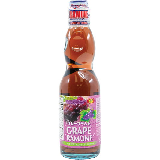 Honey Bee Grape Ramune Carbonated Drink