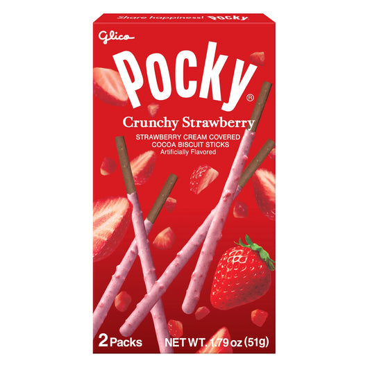 Pocky Crunchy Strawberry Indonesia