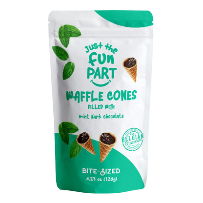 Mint Waffle Cones