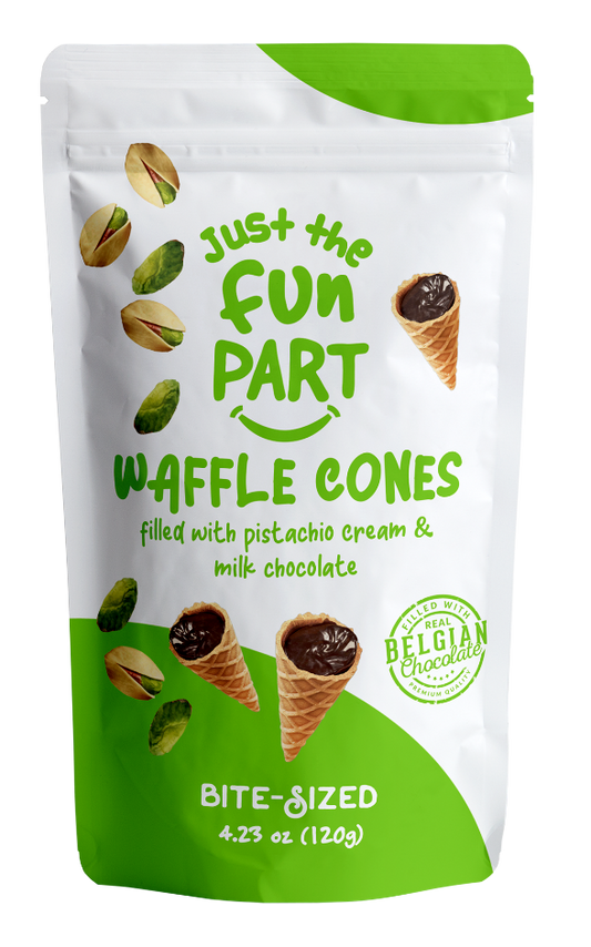 Pistachio Waffle Cones