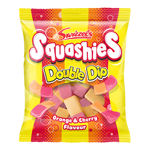 Squashies Double Dip Orange & Cherry