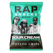 Rap Snacks Migos Sour Cream With A Dab Of Ranch