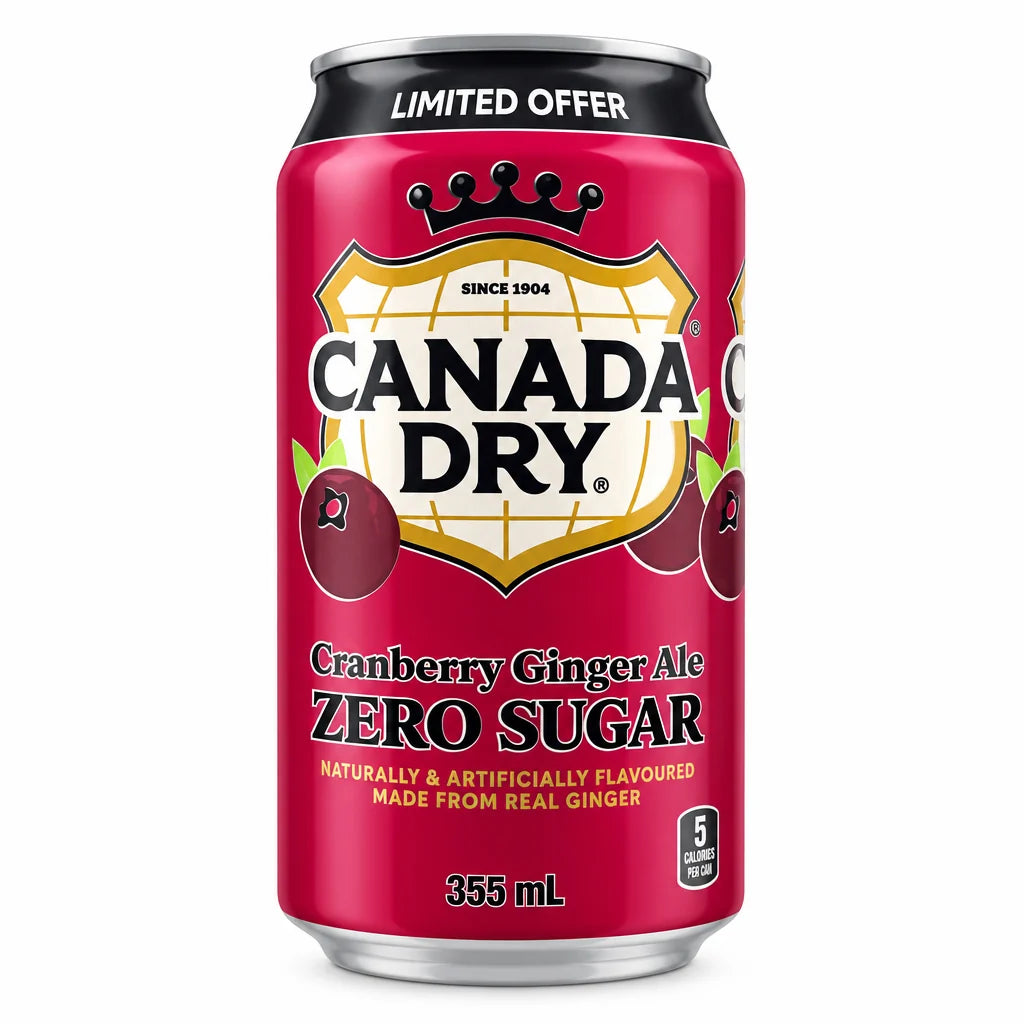 Canada Dry Zero Sugar Cranberry Ginger Ale